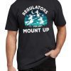 Regulators Mount Up Funny Halloween Flying Witches T-Shirt
