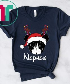 Reindeer Mickey Nephew Disney Castle Family Christmas Shirt