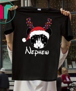 Reindeer Mickey Nephew Disney Castle Family Christmas Shirt
