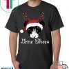 Reindeer Minnie Little Sister Disney Castle Family Christmas T-Shirt