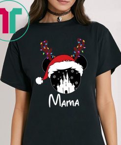 Reindeer Minnie Mama Disney Castle Family Christmas 2020 T-Shirt