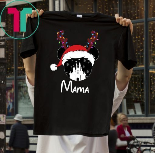 Reindeer Minnie Mama Disney Castle Family Christmas 2020 T-Shirt