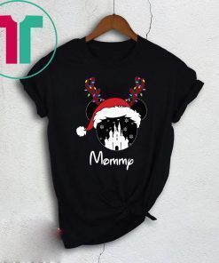 Reindeer Minnie Mommy Disney Castle Family Christmas Shirt