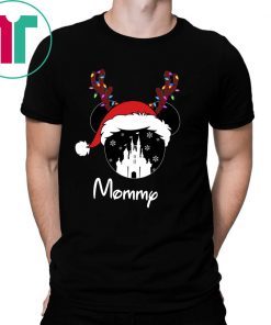 Reindeer Minnie Mommy Disney Castle Family Christmas Shirt