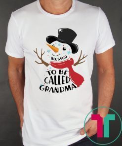 SNOWMAN BLESSED TO BE CALLED GRANDMA SHIRT