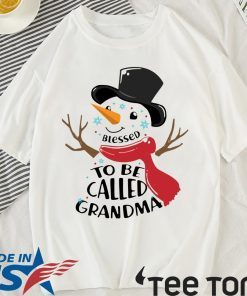 SNOWMAN BLESSED TO BE CALLED GRANDMA SHIRT