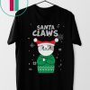 Santa Claws Cat Ugly Christmas T-Shirt