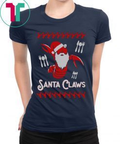 Santa Claws Lobster Christmas Shirt - Reviewshirts Office