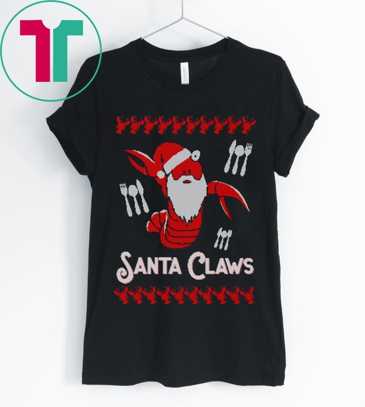 Santa Claws Lobster Christmas Shirt