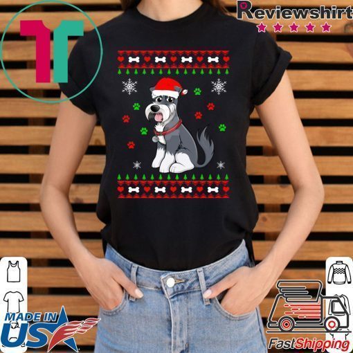 Schnauzer Christmas T-Shirt