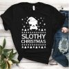 Slothy Christmas Ugly Tee Shirt