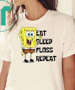 Spongebob Eat Sleep Float Repeat Shirt
