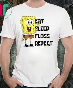 Spongebob Eat Sleep Float Repeat Shirt