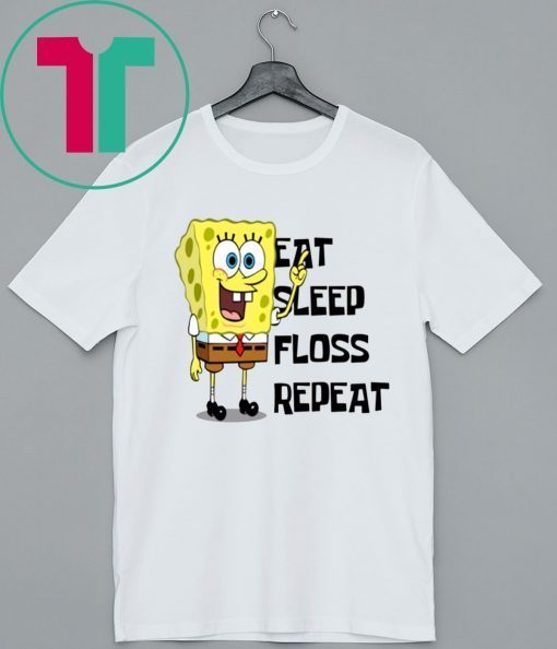 Spongebob Eat Sleep Float Repeat Shirt