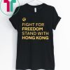Stand with hong kong 2020 tee shirt