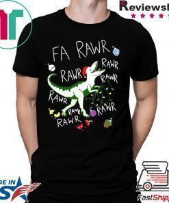 T-Rex Fa Rawr Rawr Rawr Christmas Shirt