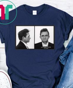 The Man In Black Mugshot Johnny Cash Shirt