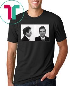 The Man In Black Mugshot Johnny Cash Shirt