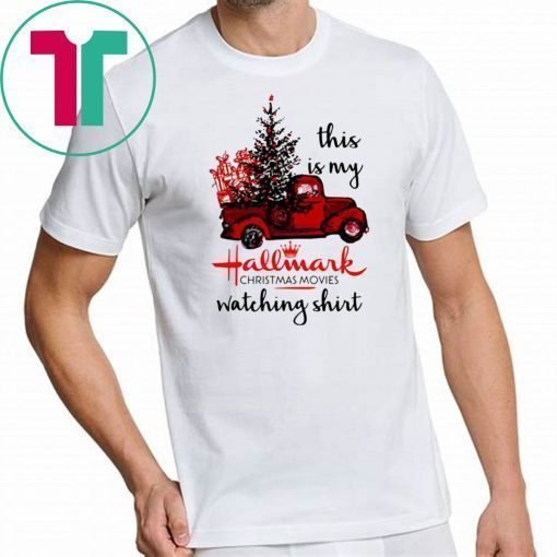 This is my Hallmark christmas movies watching shirt jersey shirt