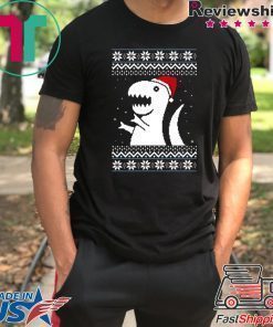 Trex Santa Dino Christmas T-Shirt