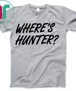 Where's Hunter Biden - Trump Campaign T-Shirt - Reviewshirts Office