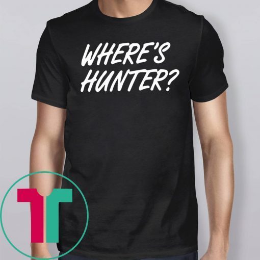 Donald Trump Where's Hunter t shirt