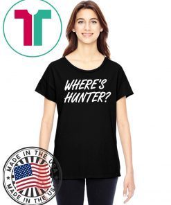 Trump Campaign Selling 'Where's Hunter?' Tee Shirts