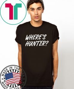 Where's Hunter For Shirt