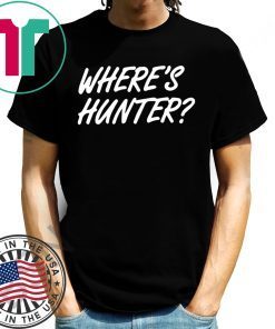 Where’s Hunter T-Shirt For Mens Womens