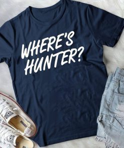Where’s Hunter T-Shirt For Mens Womens
