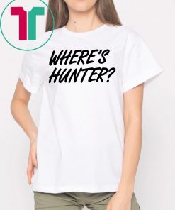 Where's Hunter Biden - Trump Campaign Youth Kids T-Shirt