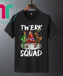 Twerk Squad Santa And Elf Twerking Christmas Shirt