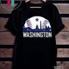 Washington DC Baseball Hometown Skyline National Vintage Shirt