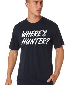 Where Hunter Shirt Font and Back