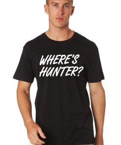 Where Hunter Shirt Font and Back