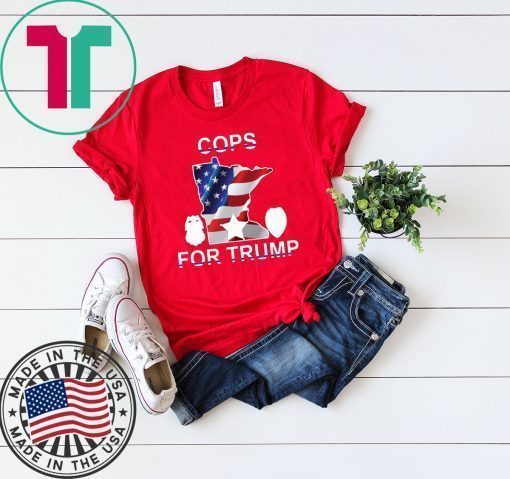 Wisconsin Shirt Cops for Trump 2020 T-Shirt