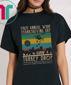 Wkrp Turkey Drop Thanksgiving Vintage Shirt