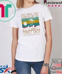 Wkrp-Turkey-Drop Thanksgiving Funny Gift T-Shirt