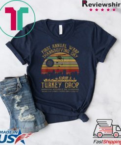 Wkrp-Turkey-Drop Thanksgiving Gift Vintage Idea Tee T-Shirt