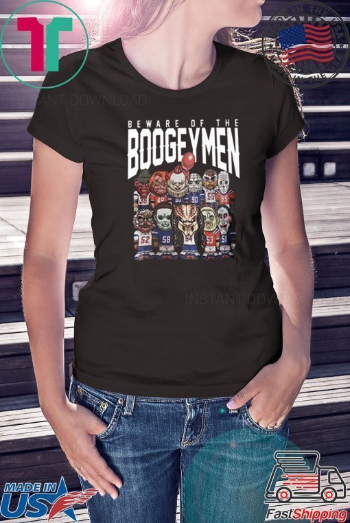 patriots defense boogie man shirt