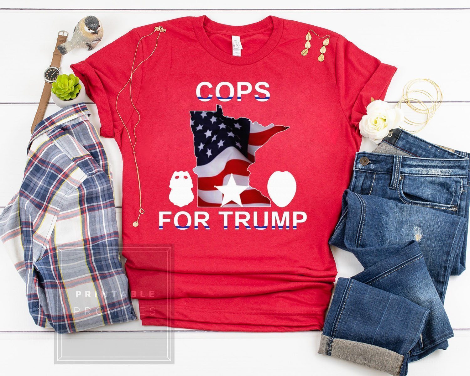 Official Cops for Trump T-Shirts