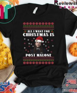 All I want for Christmas is Post Malone T-Shirt
