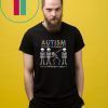 Autism it’s not a disability it’s a different ability skeleton shirt