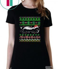 Awesome Ugly Christmas Honey Badger shirt