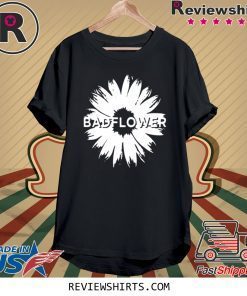 BADFLOWER FLOWER BLACK SHIRT