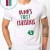 BUMPS FIRST CHRISTMAS MATERNITY SHIRT