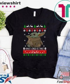 Baby Yoda Christmas Tee Shirts