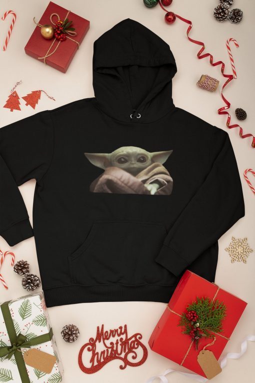 Baby Yoda Hoodie Baby Yoda Using The Force Hoodie Funny Gift Shirt