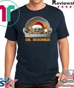 Baby Yoda OK Boomer Christmas shirt Christmas 2020