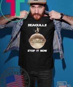 Baby Yoda Seagulls Stop It Now Shirt